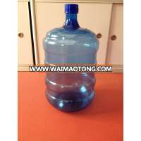 5 gallon plastic PET drinking water bottle with lid